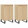 Aparadores 2 uds madera de ingeniería roble Sonoma 40x35x70 cm de vidaXL, Aparadores - Ref: Foro24-831075, Precio: 80,08 €, D...
