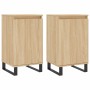 Aparadores 2 uds madera de ingeniería roble Sonoma 40x35x70 cm de vidaXL, Aparadores - Ref: Foro24-831075, Precio: 80,85 €, D...