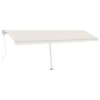 Toldo de pie automático crema 600x300 cm en Toldos | Comprar online en Foru.es