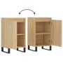 Aparadores 2 uds madera de ingeniería roble Sonoma 40x35x70 cm de vidaXL, Aparadores - Ref: Foro24-831075, Precio: 80,08 €, D...