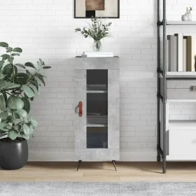 Gray concrete plywood sideboard 34.5x34x90 cm by vidaXL, Sideboards - Ref: Foro24-828768, Price: 56,89 €, Discount: %