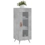 Aparador de madera contrachapada gris hormigón 34,5x34x90 cm de vidaXL, Aparadores - Ref: Foro24-828768, Precio: 57,62 €, Des...