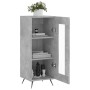 Aparador de madera contrachapada gris hormigón 34,5x34x90 cm de vidaXL, Aparadores - Ref: Foro24-828768, Precio: 57,62 €, Des...