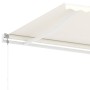 Toldo de pie automático crema 600x300 cm en Toldos | Comprar online en Foru.es