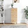 Aparador madera contrachapada color roble Sonoma 34,5x34x90 cm de vidaXL, Aparadores - Ref: Foro24-828583, Precio: 68,11 €, D...