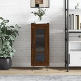 Aparador madera de ingeniería marrón roble 34,5x34x90 cm de vidaXL, Aparadores - Ref: Foro24-828795, Precio: 57,26 €, Descuen...