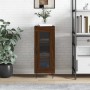 Aparador madera de ingeniería marrón roble 34,5x34x90 cm de vidaXL, Aparadores - Ref: Foro24-828795, Precio: 58,02 €, Descuen...