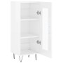 Aparador de madera contrachapada blanco brillante 34,5x34x90 cm de vidaXL, Aparadores - Ref: Foro24-828790, Precio: 60,78 €, ...