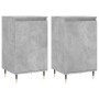 Aparadores 2 uds madera de ingeniería gris hormigón 40x35x70 cm de vidaXL, Aparadores - Ref: Foro24-831045, Precio: 62,04 €, ...