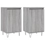 Aparadores 2 uds madera de ingeniería gris Sonoma 40x35x70 cm de vidaXL, Aparadores - Ref: Foro24-831065, Precio: 62,91 €, De...