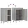 Aparadores 2 uds madera de ingeniería gris Sonoma 40x35x70 cm de vidaXL, Aparadores - Ref: Foro24-831065, Precio: 62,36 €, De...