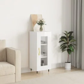 Glossy white plywood sideboard 34.5x34x90 cm by vidaXL, Sideboards - Ref: Foro24-828774, Price: 61,13 €, Discount: %