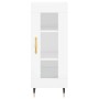 Aparador de madera contrachapada blanco brillante 34,5x34x90 cm de vidaXL, Aparadores - Ref: Foro24-828774, Precio: 61,93 €, ...