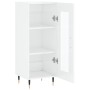 Aparador de madera contrachapada blanco brillante 34,5x34x90 cm de vidaXL, Aparadores - Ref: Foro24-828774, Precio: 61,93 €, ...