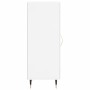 Aparador de madera contrachapada blanco brillante 34,5x34x90 cm de vidaXL, Aparadores - Ref: Foro24-828774, Precio: 61,93 €, ...