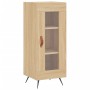 Aparador madera contrachapada color roble Sonoma 34,5x34x90 cm de vidaXL, Aparadores - Ref: Foro24-828767, Precio: 57,43 €, D...