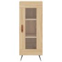 Aparador madera contrachapada color roble Sonoma 34,5x34x90 cm de vidaXL, Aparadores - Ref: Foro24-828767, Precio: 57,43 €, D...