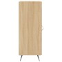 Aparador madera contrachapada color roble Sonoma 34,5x34x90 cm de vidaXL, Aparadores - Ref: Foro24-828767, Precio: 57,43 €, D...