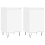 Aparadores 2 uds madera de ingeniería blanco 40x35x70 cm de vidaXL, Aparadores - Ref: Foro24-831053, Precio: 74,12 €, Descuen...