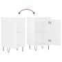 Aparadores 2 uds madera de ingeniería blanco 40x35x70 cm de vidaXL, Aparadores - Ref: Foro24-831053, Precio: 74,12 €, Descuen...