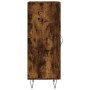 Aparador madera de ingeniería roble ahumado 34,5x34x90 cm de vidaXL, Aparadores - Ref: Foro24-828793, Precio: 56,40 €, Descue...
