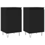 Aparadores 2 uds madera de ingeniería negro 40x35x70 cm de vidaXL, Aparadores - Ref: Foro24-831055, Precio: 84,24 €, Descuent...