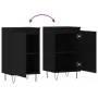 Aparadores 2 uds madera de ingeniería negro 40x35x70 cm de vidaXL, Aparadores - Ref: Foro24-831055, Precio: 84,24 €, Descuent...