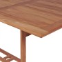 Mesa de jardín de madera de teca maciza 180x90x75 cm en Mesas de jardín | Comprar online en Foru.es