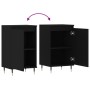 Aparadores 2 uds madera de ingeniería negro 40x35x70 cm de vidaXL, Aparadores - Ref: Foro24-831039, Precio: 71,43 €, Descuent...