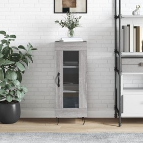 Aparador madera de ingeniería gris Sonoma 34,5x34x90 cm de vidaXL, Aparadores - Ref: Foro24-828794, Precio: 57,32 €, Descuent...