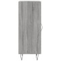 Aparador madera de ingeniería gris Sonoma 34,5x34x90 cm de vidaXL, Aparadores - Ref: Foro24-828794, Precio: 57,32 €, Descuent...