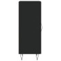 Aparador de madera contrachapada negro 34,5x34x90 cm de vidaXL, Aparadores - Ref: Foro24-828789, Precio: 57,49 €, Descuento: %