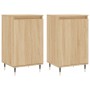 Aparadores 2 uds madera de ingeniería roble Sonoma 40x35x70 cm de vidaXL, Aparadores - Ref: Foro24-831043, Precio: 77,96 €, D...