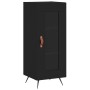 Aparador de madera contrachapada negro 34,5x34x90 cm de vidaXL, Aparadores - Ref: Foro24-828765, Precio: 59,45 €, Descuento: %