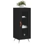 Aparador de madera contrachapada negro 34,5x34x90 cm de vidaXL, Aparadores - Ref: Foro24-828765, Precio: 59,45 €, Descuento: %
