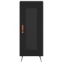 Aparador de madera contrachapada negro 34,5x34x90 cm de vidaXL, Aparadores - Ref: Foro24-828765, Precio: 59,45 €, Descuento: %