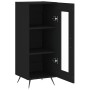Aparador de madera contrachapada negro 34,5x34x90 cm de vidaXL, Aparadores - Ref: Foro24-828765, Precio: 59,45 €, Descuento: %