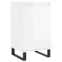 Aparadores 2 uds madera de ingeniería blanco brillo 40x35x70 cm de vidaXL, Aparadores - Ref: Foro24-831073, Precio: 76,56 €, ...