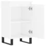 Aparadores 2 uds madera de ingeniería blanco brillo 40x35x70 cm de vidaXL, Aparadores - Ref: Foro24-831073, Precio: 76,56 €, ...