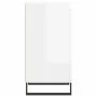 Aparadores 2 uds madera de ingeniería blanco brillo 40x35x70 cm de vidaXL, Aparadores - Ref: Foro24-831073, Precio: 76,56 €, ...