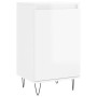 Aparadores 2 uds madera de ingeniería blanco brillo 40x35x70 cm de vidaXL, Aparadores - Ref: Foro24-831057, Precio: 90,47 €, ...
