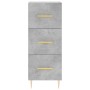 Aparador de madera contrachapada gris hormigón 34,5x34x90 cm de vidaXL, Aparadores - Ref: Foro24-828592, Precio: 68,72 €, Des...