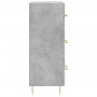 Aparador de madera contrachapada gris hormigón 34,5x34x90 cm de vidaXL, Aparadores - Ref: Foro24-828592, Precio: 68,72 €, Des...