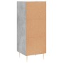 Aparador de madera contrachapada gris hormigón 34,5x34x90 cm de vidaXL, Aparadores - Ref: Foro24-828592, Precio: 68,72 €, Des...