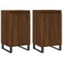 Aparadores 2 uds madera de ingeniería marrón roble 40x35x70 cm de vidaXL, Aparadores - Ref: Foro24-831083, Precio: 71,09 €, D...