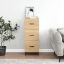 Sonoma oak plywood sideboard 34.5x34x90 cm by vidaXL, Sideboards - Ref: Foro24-828623, Price: 71,60 €, Discount: %