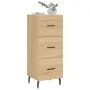 Sonoma oak plywood sideboard 34.5x34x90 cm by vidaXL, Sideboards - Ref: Foro24-828623, Price: 71,60 €, Discount: %
