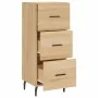 Sonoma oak plywood sideboard 34.5x34x90 cm by vidaXL, Sideboards - Ref: Foro24-828623, Price: 71,60 €, Discount: %