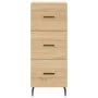 Sonoma oak plywood sideboard 34.5x34x90 cm by vidaXL, Sideboards - Ref: Foro24-828623, Price: 71,60 €, Discount: %