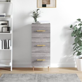 Aparador madera de ingeniería gris Sonoma 34,5x34x90 cm de vidaXL, Aparadores - Ref: Foro24-828594, Precio: 70,92 €, Descuent...